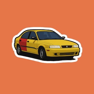 Better Call Saul Jimmy McGill&#39;s Yellow Car Sticker - Iconic Vinyl Fan Art Design for Fans of the Hit Show And Unique TV Series Collectible
