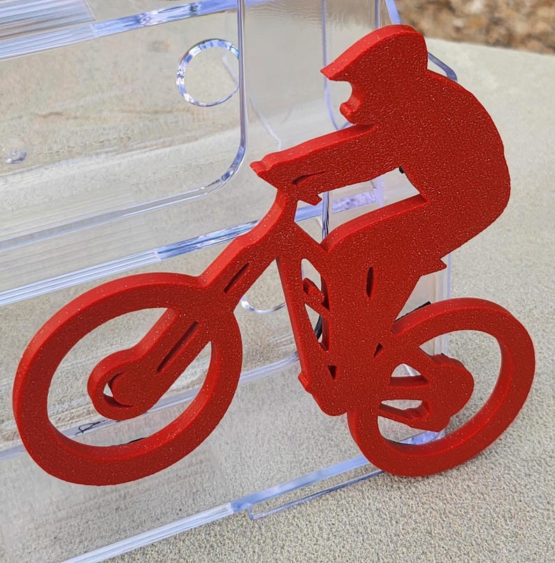3D Mountain Bike Emblem for cars, Pony Tail Option Now available!! zdjęcie 9