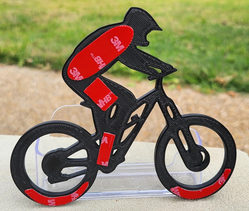 3D Mountain Bike Emblem for cars, Pony Tail Option Now available!! zdjęcie 10