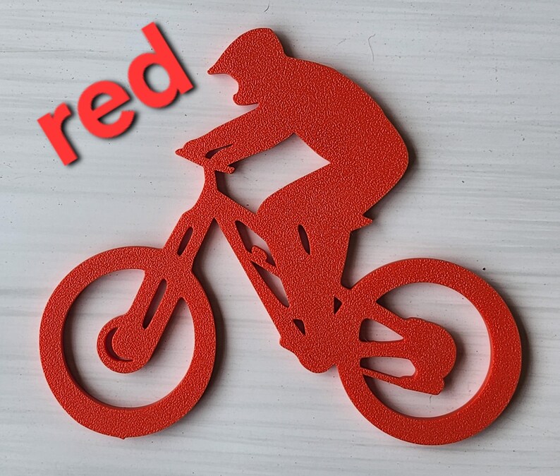 3D Mountain Bike Emblem for cars, Pony Tail Option Now available!! zdjęcie 7