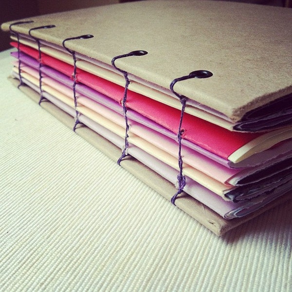 Notebook with multiple papers