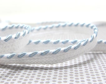 5 Yards 0.9cm Blue Twisted Braided Lip Cord Trim, Piping Trim, Pillow Trim, Cord Edge Trim, Upholstery Edging Trim