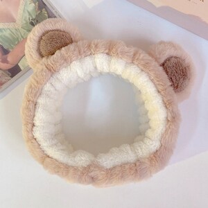 Cute Bear Ear Spa Headband, Beauty Headband, Skincare Makeup Headband ...