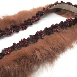 2 Yards 1 3/8 pollici Rabbit Fur Lace / Woven Chenille Trim / Lampshade Clothing Cucito Forniture per cucire / Decorazione domestica Abbellimento