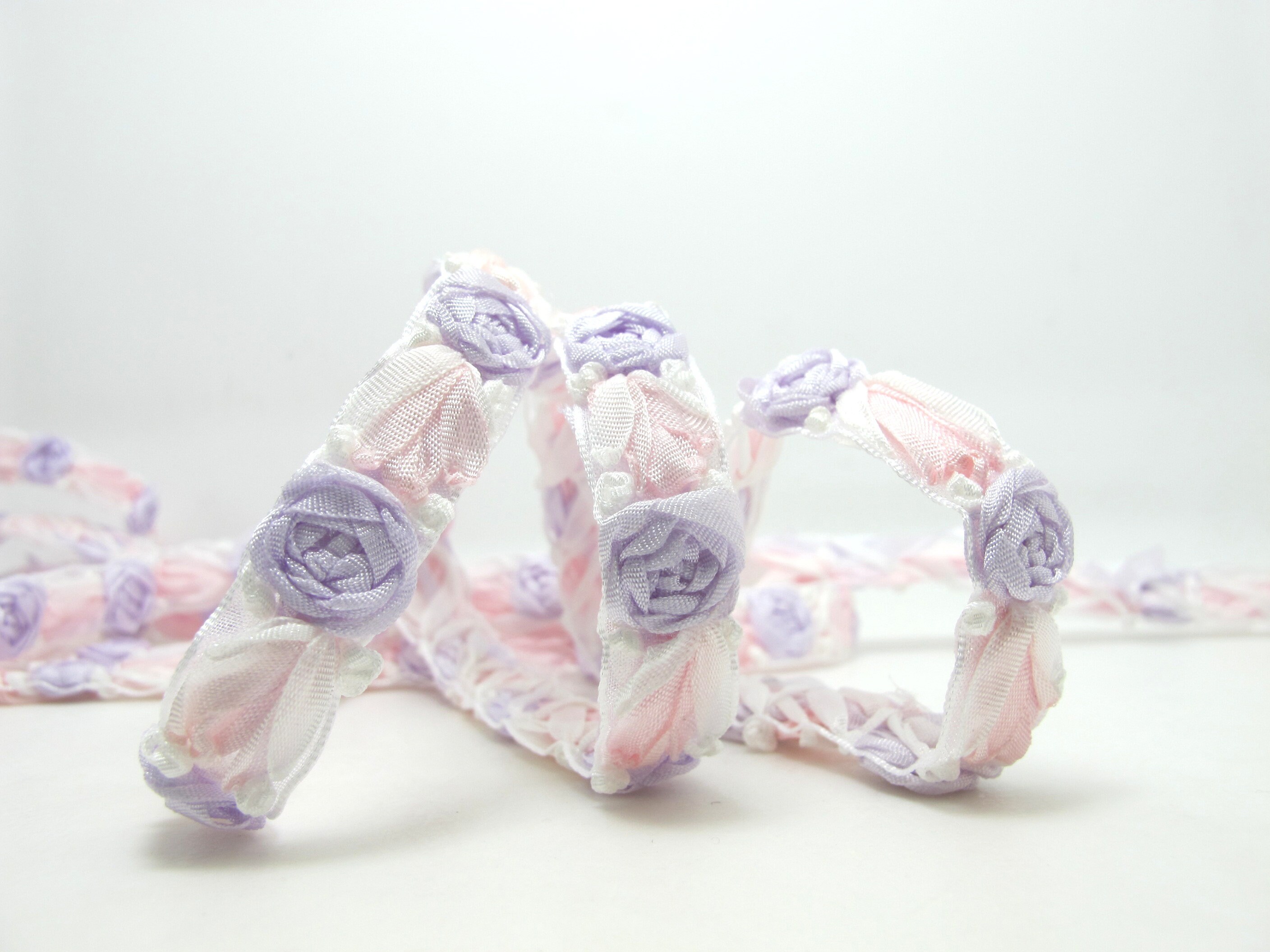 Embellishments Craft Supplies & Tools Embroidered Rose Bud Flower