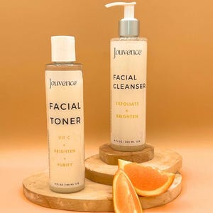 Jouvence Hydrating Facial Toner with Vitamin C and Green Tea | Brightening Pore-Refining | Natural Alcohol-Free Skincare for Glowing Skin