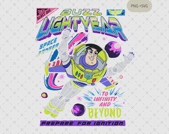 Buzz Lightyear SVG/PNG, Vector Digital File for Cricut