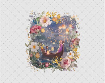 Retro Princess Png, Family Vacation Design (PNG, SVG)