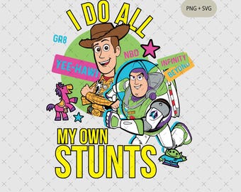 Paquete de imágenes prediseñadas PNG de Toy Story: Vacaciones familiares (archivo digital)