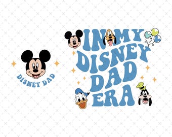 Mouse Dad Era PNG SVG: Father's Day Design Files