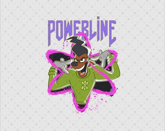 Retro 90s Goofy Movie Png, Max Goofy Roxanne Powerline Png, Disneyland World Tour Png, Goofy Movie Png, Birthday Gift, Digital Download