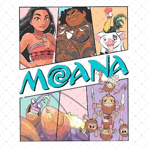 Retro Princess Moana Png, Moana Png, Retro Moana Png, Moana Png, Moana Shirt Png, Instant Download, Digital File, Only Png
