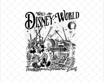 Glücklichster Ort der Welt SVG, magisches Schloss PNG, Familienurlaub (digitaler Download)