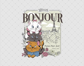 Aristocats SVG, Marie SVG, Koty svg, Cliparty kotów, Pakiet warstw SVG, Cricut Aristocats svg, Pliki Aristocats Marie Svg i PNG dla Cricut
