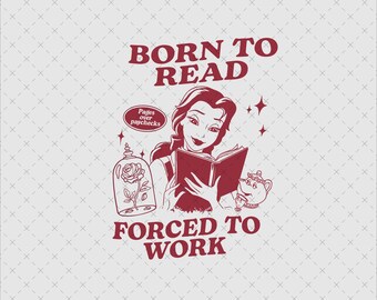 Retro Belle's Book Club PNG SVG, Tale As Old As Time (Digital File)