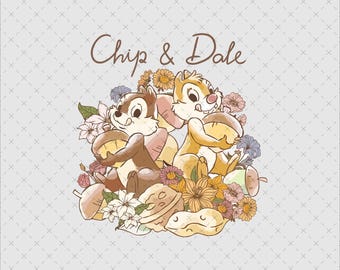 Chip and Dale SVG, PNG Files (Digital Download)