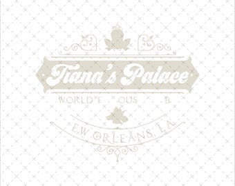 Tiana Princess Palace PNG, maglietta per le vacanze in famiglia, squadra di ragazze (file digitale)