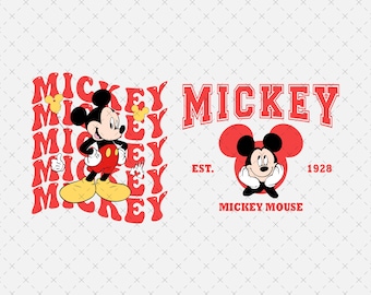 Retro Cute Mouse Svg, Family Vacation Svg, Family Trip Svg, Retro Happy Mouse Svg, Vacay Mode, Svg Png Files For Print