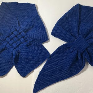 Handmade Crochet Scarf – Cozy Blue Winter Scarf