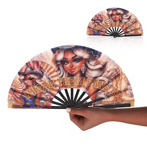 Cowgirl Glam “Where Them Fans At?” Clack Fan – Assembled & Ready to Use
