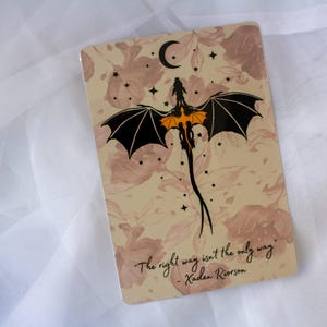 Fantasy Dragon Kindle Insert - Kindle Accessories Bookish Goods Fourth Wing Inspired