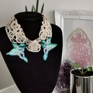 Instant Download,  Romanian Point Lace Peter Pan Collar, Point Lace instructions, Collar Pattern