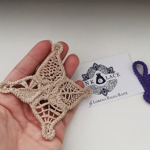 Romanian Point Lace Tutorial Compass Four Point Design- Instant Download