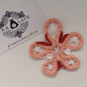 Romanian Point Lace Tutorial Orchid Flower- Instant Download