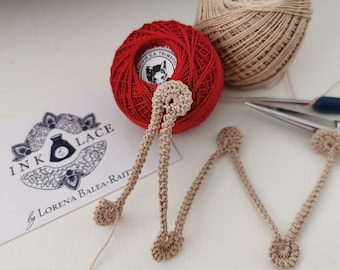 Romanian Point Lace  SNAIL CORD Tutorial- Instant Download