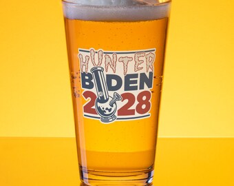 Hunter Biden For President 2028 Pint Beer Glass