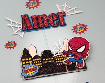 SpiderMan Cake Topper