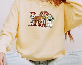 Toy Story Characters Sweatshirt, Toy Story Group Sweatshirt, Cool Toy Story Sweatshirt, Woody Sweatshirt, Disney Gift Sweatshirt