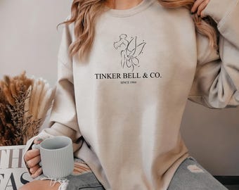 Tinker Bell And Co. Sweatshirt, Disney Tinkerbell Sweatshirt, Disney Girls Trip, Peter Pan Sweatshirt, Pixie Dust Sweatshirt