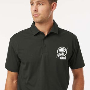Thor Polo Shirt, Thor Odinson Polo Shirt, Avengers Polo Shirt, Superhero shirt, God of Thunder Shirt, Hammer Throw Polo