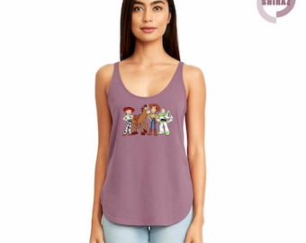 Toy Story Characters Tank Top, Toy Story Group Tank Top, Cool Toy Story Tank Top, Wody Tank Top, Disney Gift Tank Top