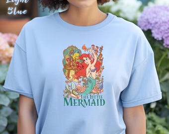 The Little Mermaid Shirt, Disney T-shirt, Women's Little Mermaid Ariel Shirt, Ariel Mermaid Shirt, Disney Ariel Shirt, Mermaid Birthday