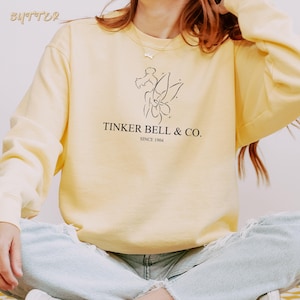 Tinker Bell And Co. Sweatshirt, Disney Tinkerbell Sweatshirt, Disney Girls Trip, Peter Pan Sweatshirt, Pixie Dust Sweatshirt