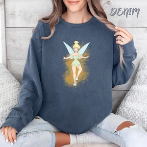 Tinker Bell Sweatshirt, Disney Tinkerbell Sweatshirt, Disney Girls Trip, Peter Pan Sweatshirt, Pixie Dust Sweatshirt