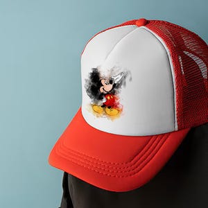 Mickey Foam Mesh-Back Trucker Cap, Disneyland Cap, Disney Trip Hat, Matching Disney Vacation Cap, Disney Family Vacation Hat