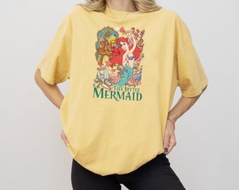 The Little Mermaid Shirt, Disney T-shirt, Women's Little Mermaid Ariel Shirt, Ariel Mermaid Shirt, Disney Ariel Shirt, Mermaid Birthday
