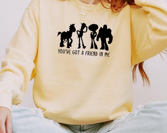 Toy Story Characters Sweatshirt, Toy Story Group Sweatshirt, Cool Toy Story Sweatshirt, Woody Sweatshirt, Disney Gift Sweatshirt