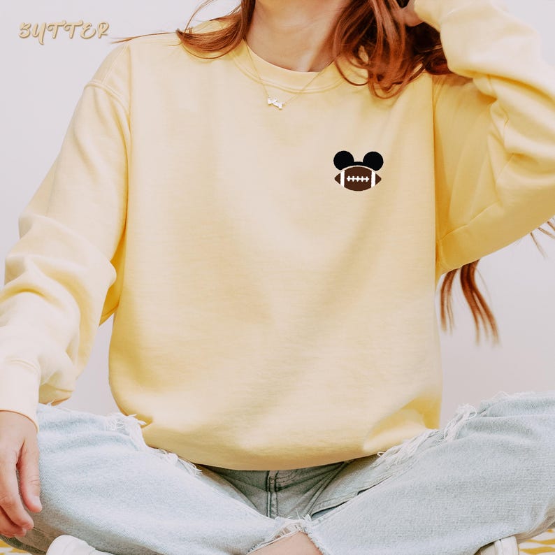 Mickey Football Shirt, Mickey Ears Shirt, Disney Shirt, Game Day Shirt, Mickey Football Game Shirt, Run Disney Shirt, Disney Family Shirt