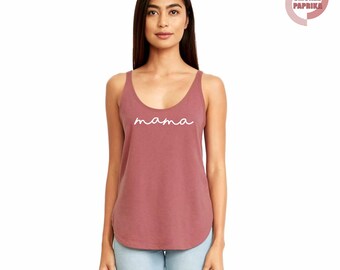 Mama Tank Top, Mothers Day Tank Top, Mama Boss Tank Top, Mother's Day Gift, Mom Tank Top, Gift for Mom, Retro Mom Tank Top