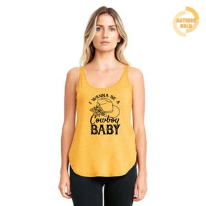I Wanna Be A Cowboy Tank Top, Western Trendy Country Tank Top, Country Concert Outfit, Cowboy Rodeo Tank Top, I Love Cowboys Tank Top