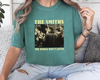 The Smiths Shirt, The Smiths Exclusive T-Shirt, The Smiths T-shirt, he Smiths Aesthetic Inpsired Tee, Morrissey, The Queen Is Dead Shirt