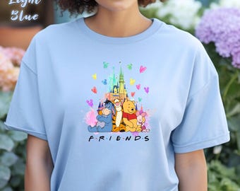 Retro Winnie The Pooh Shirt, Pooh And Friends Tshirt, Disney Pooh Shirt, Pooh T-Shirt, Pooh Bear And Co Tee, Winnie The Pooh, Friends Shirt