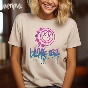 Blink 182 Shirt, Vintage Blink 182 2003 Album Shirt, World Tour Shirt, 90s Gifts, Blink 182 The World Tour Shirt, Arrow Smiley Shirt