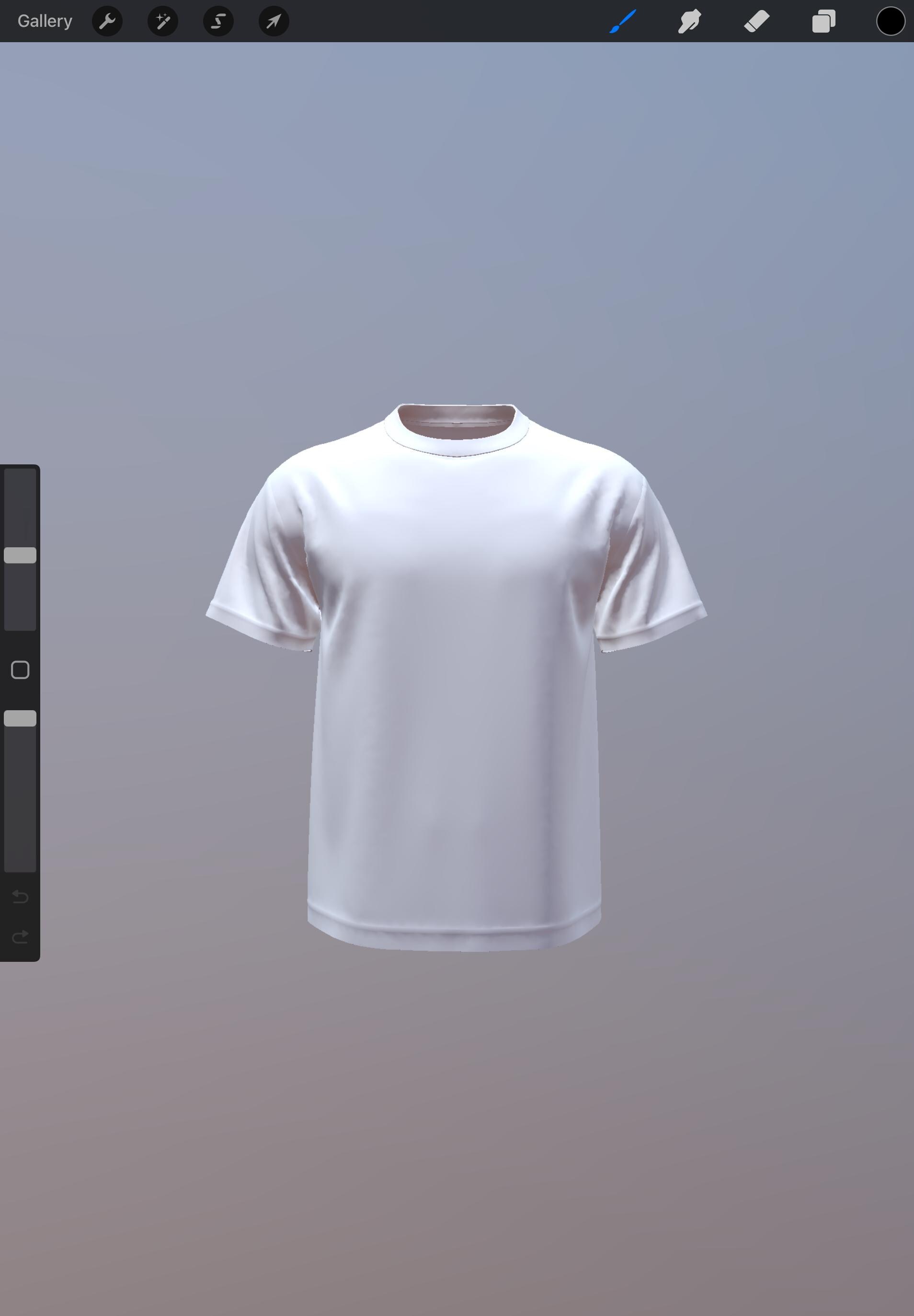 Procreate Tee Design , Realistic 3D Shirt Mockup for Clothing & Apparel ...