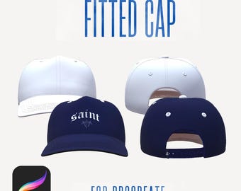 3D Cap Mockup | Procreate Fashion Design (.OBJ Datei)