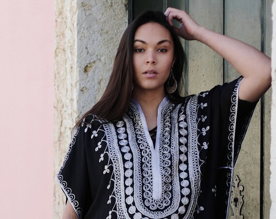 maternity kaftan maxi dress